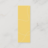 Sunny Daisy Customizable Mini Lesezeichen Telefonnummerkarte (Rückseite)