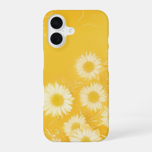 Sunny Daisy Garden Phone Case iPhone 16 Hülle (Rückseite)