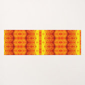 Sunny Daisy Ikat 3 Recoleta Yogamatte (Rückseite (Horizontal))