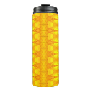 Sunny Daisy Ikat 4 Thermosbecher
