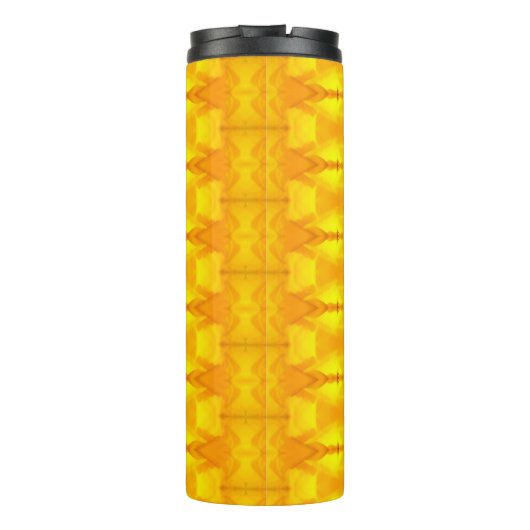 Sunny Daisy Ikat 4 Thermosbecher (Rückseite)