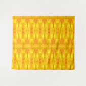 Sunny Daisy Ikat 4 Wandteppich (Vorderseite (Horizontal))