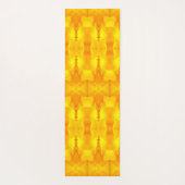 Sunny Daisy Ikat 4 Yogamatte (Rückseite)