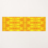 Sunny Daisy Ikat 4 Yogamatte (Vorderseite (Horizontal))