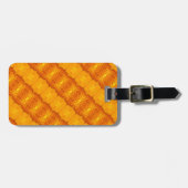 Sunny Daisy Ikat 5 Gepäckanhänger (Vorderseite horizontal)