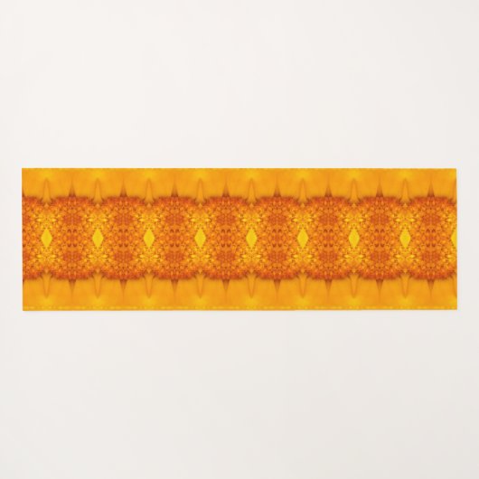 Sunny Daisy Ikat 5 Yogamatte (Rückseite (Horizontal))