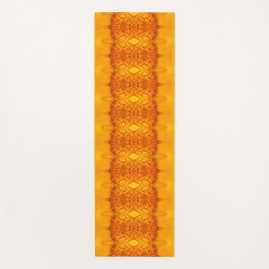 Sunny Daisy Ikat 5 Yogamatte (Vorderseite)