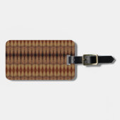 Sunny Daisy Ikat 6 Fog Gepäckanhänger (Vorderseite horizontal)