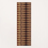 Sunny Daisy Ikat 6 Fog Yogamatte (Vorderseite)