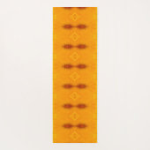 Sunny Daisy Ikat 7 Yogamatte (Rückseite)