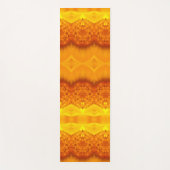 Sunny Daisy Ikat Pouf Yogamatte (Vorderseite)