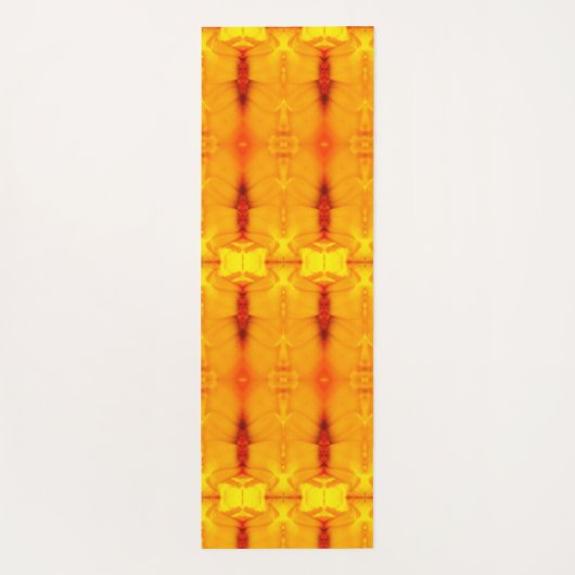 Sunny Daisy Ikat Recoleta Yogamatte (Rückseite)