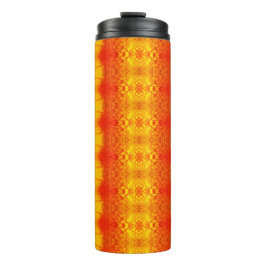 Sunny Daisy Ikat Too 3 1974 Thermosbecher