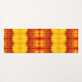 Sunny Daisy Ikat Too 3 Recoleta Yogamatte (Rückseite (Horizontal))