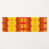 Sunny Daisy Ikat Too 3 Recoleta Yogamatte (Vorderseite (Horizontal))