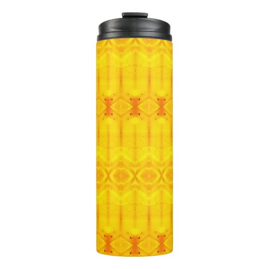 Sunny Daisy Ikat Too 9 Boca Thermosbecher (Vorderseite)