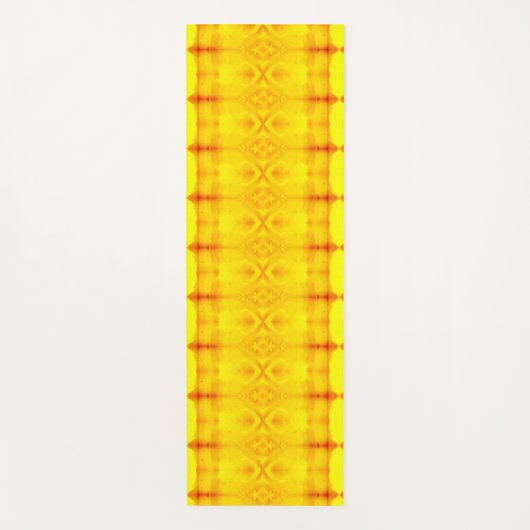 Sunny Daisy Ikat Too Recoleta Yogamatte (Vorderseite)