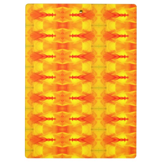 Sunny Daisy Miami Ikat 4 Klemmbrett (Rückseite)