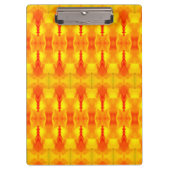 Sunny Daisy Miami Ikat 4 Klemmbrett (Vorderseite)
