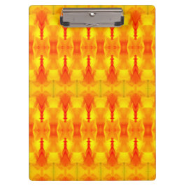 Sunny Daisy Miami Ikat 4 Klemmbrett