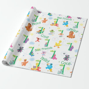 Sunny Day Sesame Street Pattern Geschenkpapier