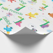 Sunny Day Sesame Street Pattern Geschenkpapier (Ecke)