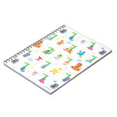 Sunny Day Sesame Street Pattern Notizblock (Linke Seite)
