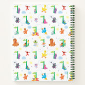 Sunny Day Sesame Street Pattern Notizblock (Rückseite)