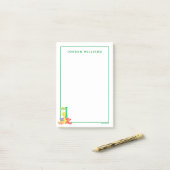 Sunny Day Sesame Street Pattern Post-it Klebezettel (Auf Schreibtisch)