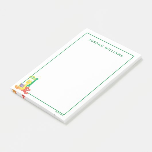 Sunny Day Sesame Street Pattern Post-it Klebezettel (angewinkelt)