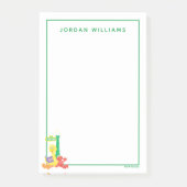 Sunny Day Sesame Street Pattern Post-it Klebezettel (Vorderseite)