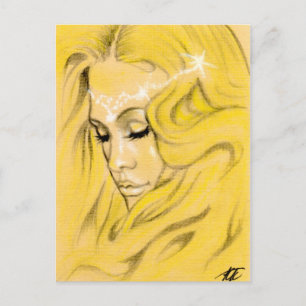 Sunny Days Mermaid Postcard Postkarte