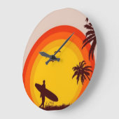 Sunny Days Wall Clock Große Wanduhr (Winkel)