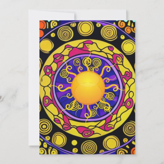 Sunny Daze Feiertagskarte (Vorderseite)