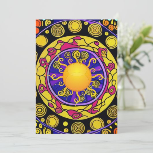 Sunny Daze Feiertagskarte (Stehend Vorderseite)