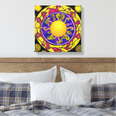 Sunny Daze Leinwanddruck (Insitu (Schlafzimmer))