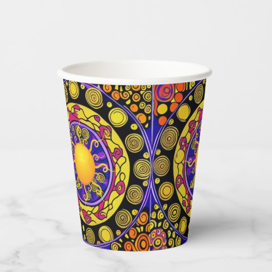 Sunny Daze Pappbecher (Vorderseite)