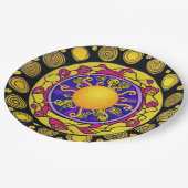 Sunny Daze Pappteller (Schrägansicht)