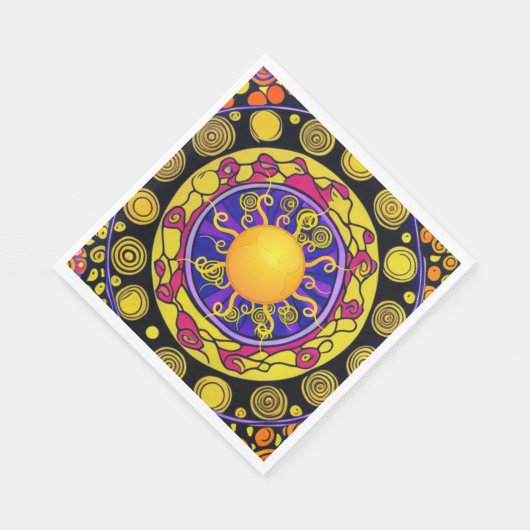 Sunny Daze Serviette (Ecke)