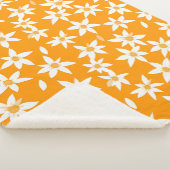 Sunny Delight Blume Muster Sherpadecke (3/4)
