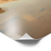 Sunny Desert Oasis Fotodruck (Ecke)