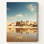 Sunny Desert Oasis Notizblock (Rückseite)
