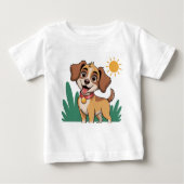 Sunny Dog - ein T - Shirt voller Lächeln (Vorderseite)