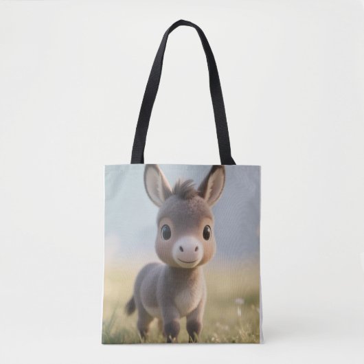 Sunny Donkey Tote Bag Tasche (Vorderseite)