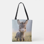 Sunny Donkey Tote Bag Tasche (Rückseite)