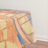 Sunny European Street Cosy Architecture Travel Art Tischdecke (Beispiel)