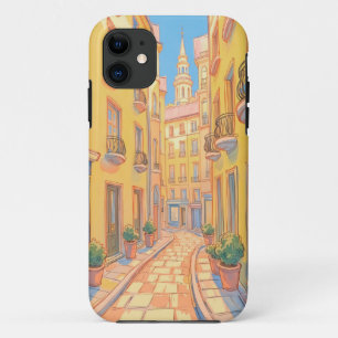 Sunny European Street iPhone Case - Art