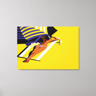 Sunny Female Leinwanddruck