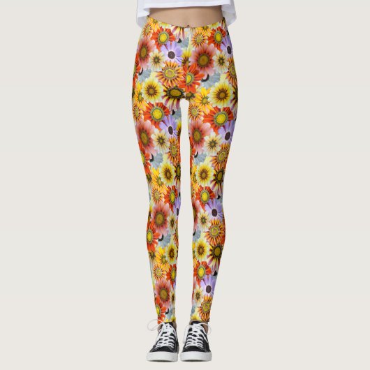 Sunny Floral Leggings (Vorderseite)