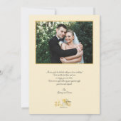 Sunny Floral Vielen Dank Karte (Rückseite)